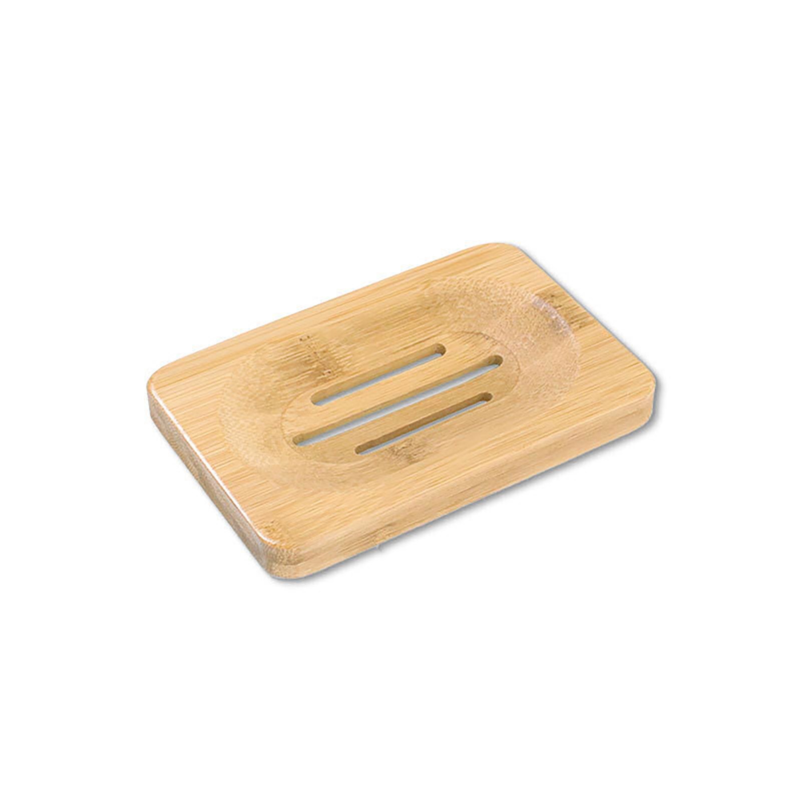Wooden Natural Bamboo Soap Dishes Tray Holder Storage Soap Rack Plate Box Container Portable Bathroom Soap Dish Storage Box: A