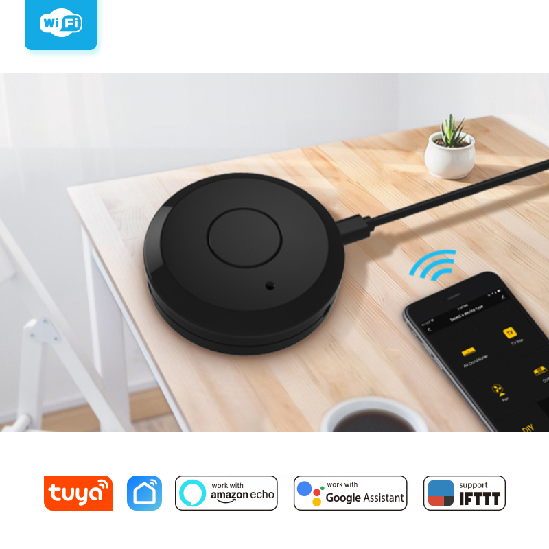 Tuya Wifi Smart Infrared IR Universal Remote Control Smart Home Hub IR Blaster Controller Works With Alexa Google Home IFTTT