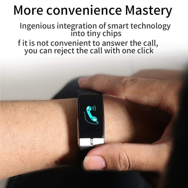 Smart Watch ECG Temperature Measurement Heart Rate Blood Pressure Oxygen Wristband Health Fitness Bracelet Smart Band