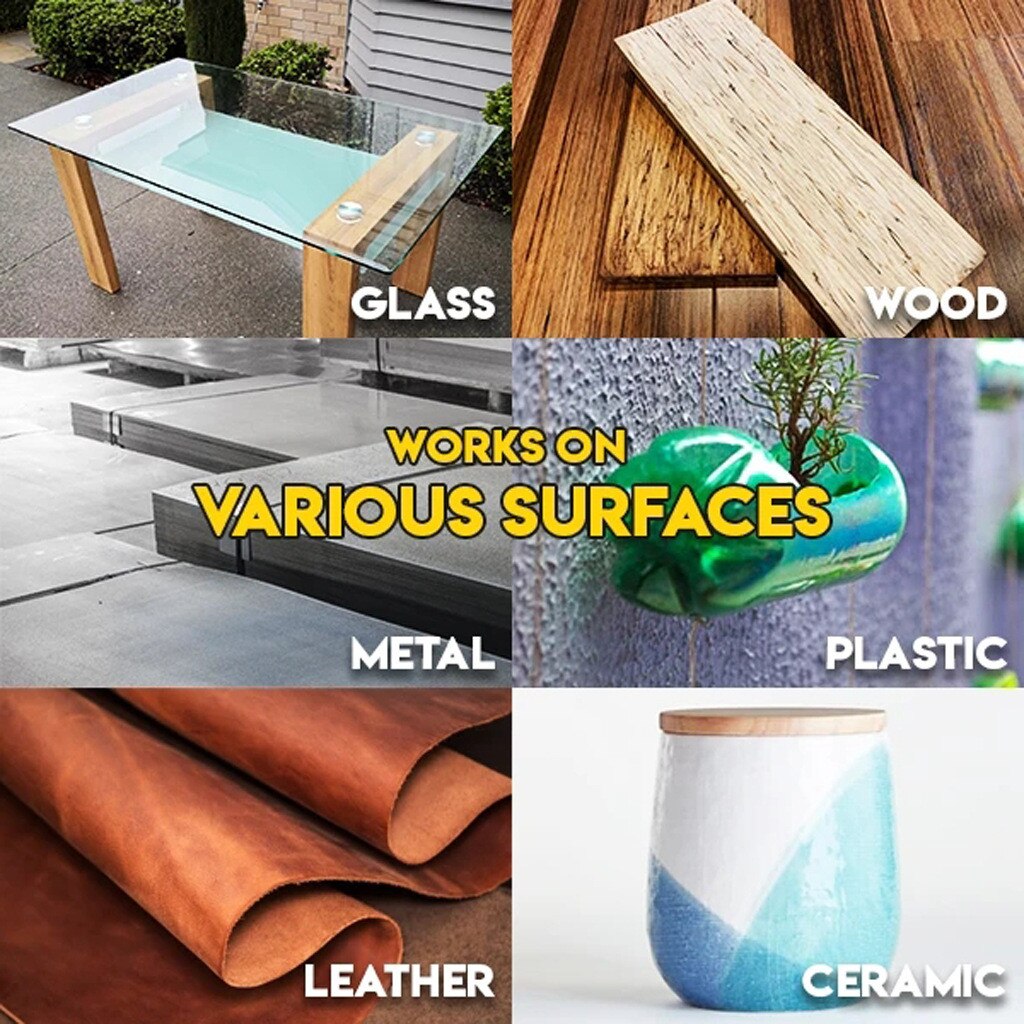 50ML Uniglue Universal Super Glue Strong Plastic Glue For Resin Ceramic Metal Fast Adhesive Multi Purpose Epoxy Leather Textile