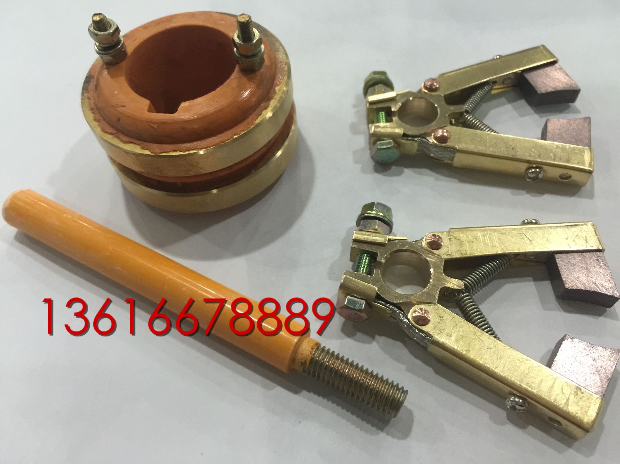 Slip Ring Koperen Ring Geleidende Ring Geleidende Slip Ring Twee 2-Kanaals Binnendiameter 20/25/30/35Mm
