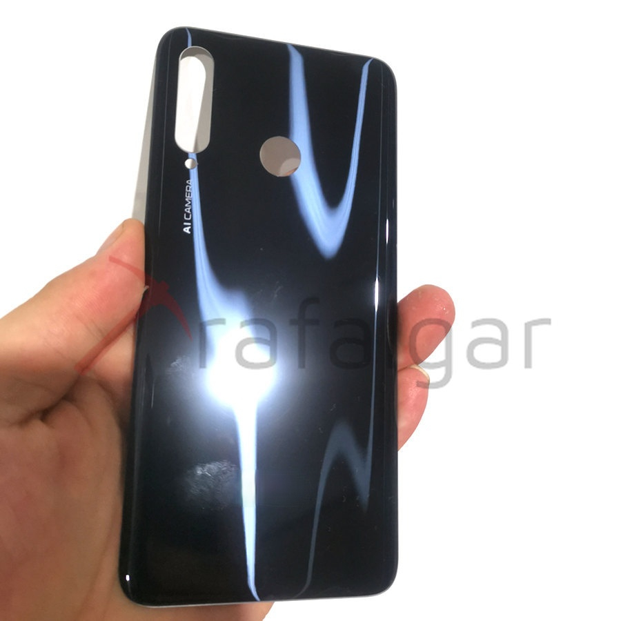 Funda trasera para Huawei Honor 10i, carcasa de plástico para batería, piezas de repuesto: Black No Lens