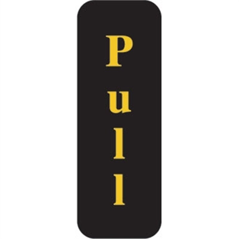 10 Pcs Safety Signs -Pull Sign, Pull Sticker for Doors, Door Warm Indicator, Self-adhesive Pull Door Sign, 170mm x 60mm