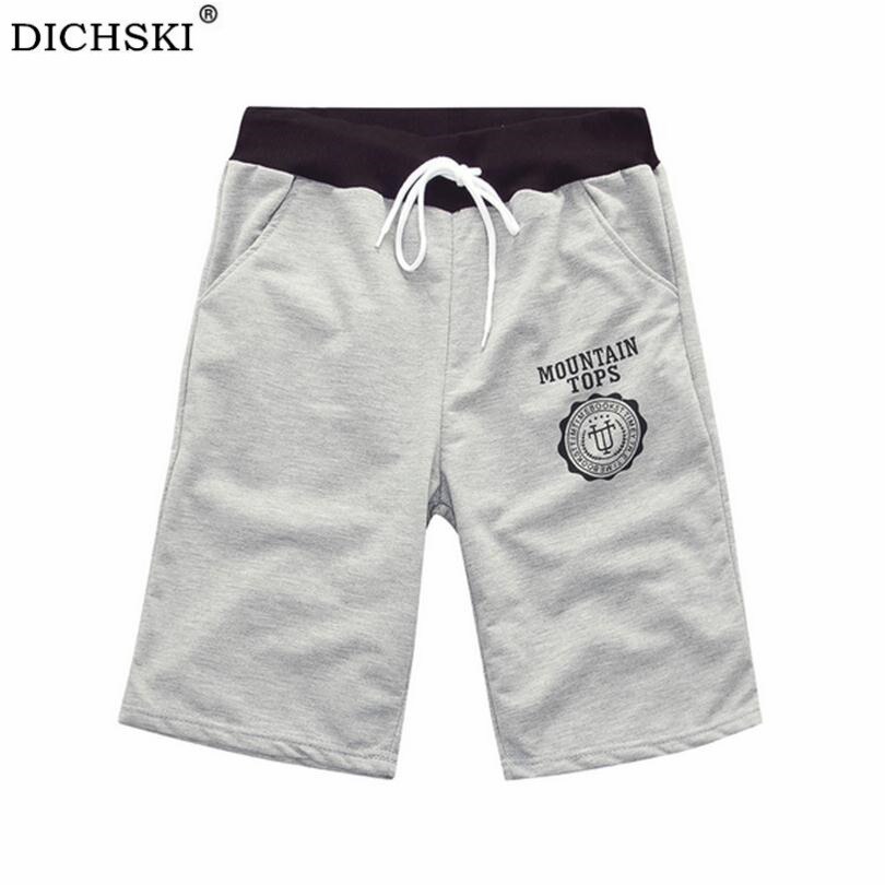 Dichski Running Shorts Mannen Sport Fitness Quick Dr Strand Sportscholen Elastische Taille Workout Brief Printing Koord Bottom Maat S-XXL