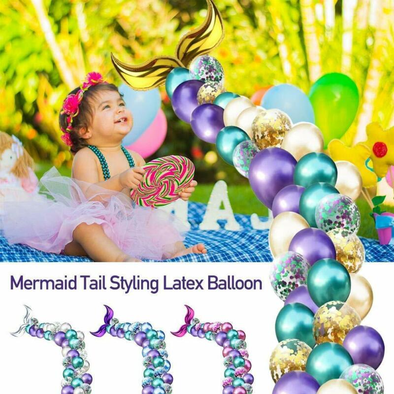 12 Inch Latex Ballonnen Guirlande Boog Set Mermaid Staart Ballonnen Voor Verjaardag Bruiloft Decor Ballon Slinger Boog Set