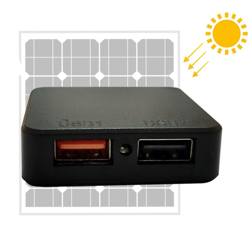 Régulateur de tension MPPT pour panneaux solaires QC 3.0, avec double USB 5V, à monter soi-même, chargeur solaire pour Charger téléphone et tablette