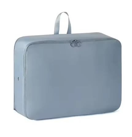Large Capacity Travel And Family Dual-Use Down Jacket, Blanket Storage Bag, Compressed Clothing Storage Bag, Moving Packing Bag: Blue