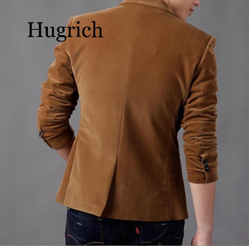 Mens Brand Blazer British's Style Casual Slim Fit Suit Jacket Male Blazers Men Coat Jacket For Men