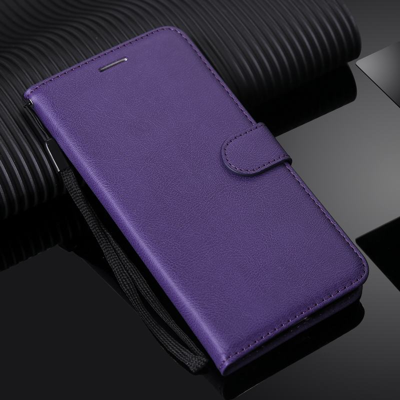 Cover Case Voor Samsung Galaxy S4 I9500 Flip Case Luxe Stand Portemonnee Magnetische Sluiting Lederen Telefoon Tas Voor Samsung Op S 4 Coque: Purple