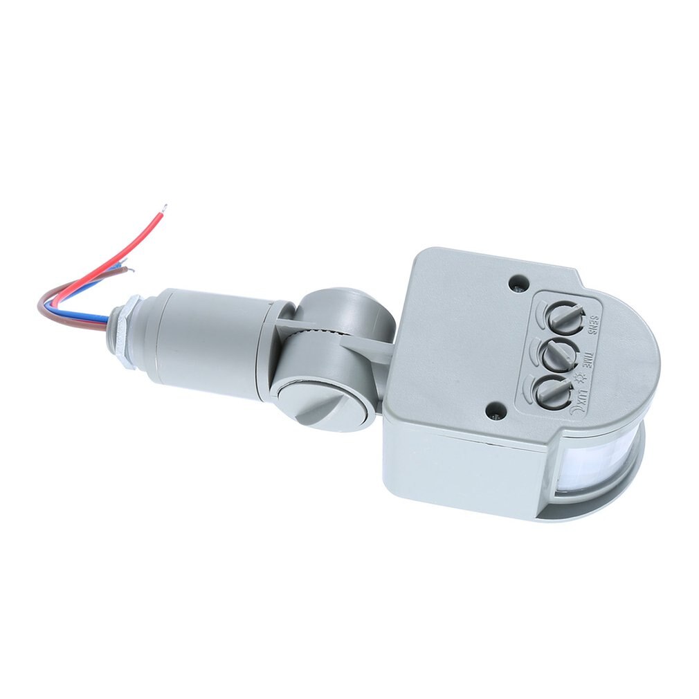 Automatic Infrared PIR Motion Sensor Switch Motion Sensor Light Switch Outdoor AC 220V With LED Light
