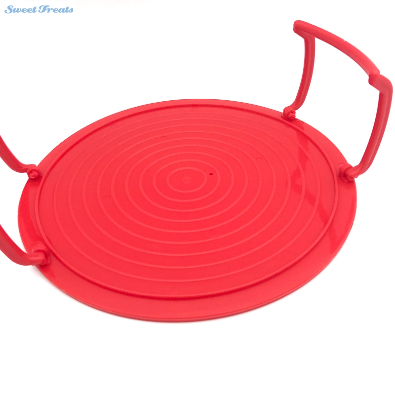 Sweettreats 4 in 1 magnetron plastic standaard, het is een voedselschaal, een plastic stapelaar een deksel en een koelrek warmte en anti