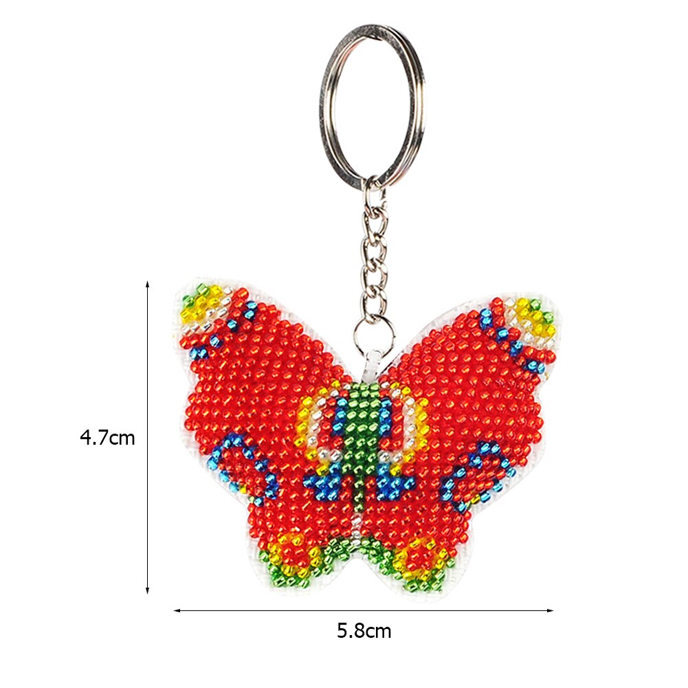 Colgante de cuentas completo con bordado de bolsa de la suerte, accesorios para manualidades DIY duraderos, Kit de bordado de punto de cruz, mochila, llavero, abalorios: 05