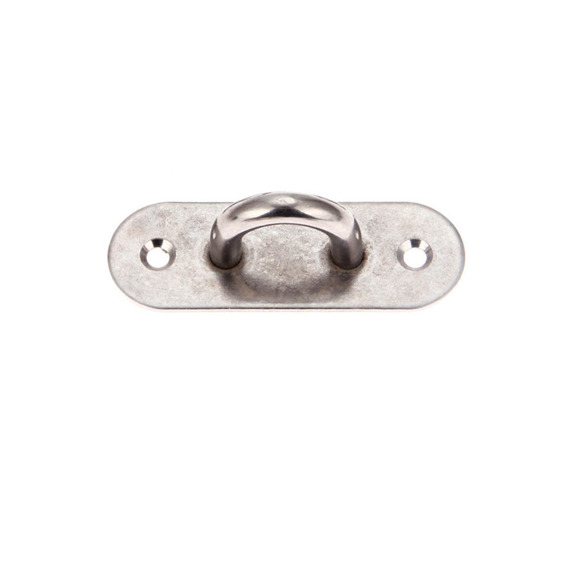 1Pc Stainless Steel U-shaped Ceiling Mount Hook Base Ceiling Fans/Leisure Sofa/Sandbags/Hammocks/Ceiling/Gym/Rings Fixed Hook: A