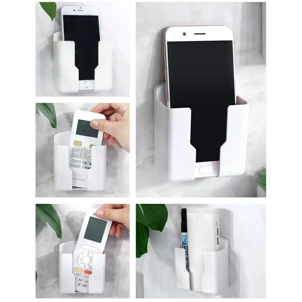 Aire acondicionado montado en la pared Universal, soporte de enchufe para teléfono móvil con Control remoto, caja de almacenamiento montada en la pared para aire acondicionado y TV