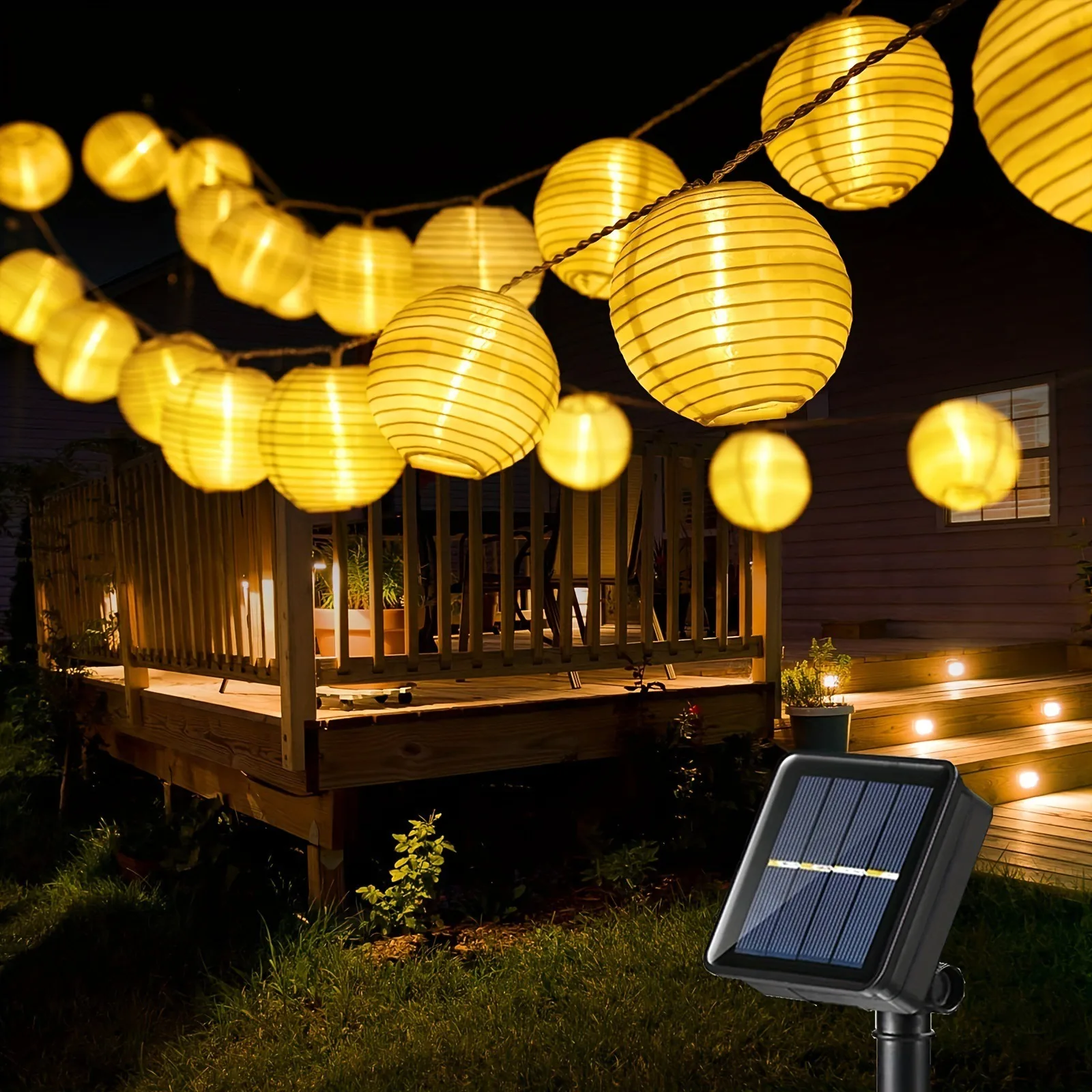 LED lumière solaire étanche lanterne fée lumières lampe à énergie solaire pour guirlande extérieure Patio jardin lumière décor