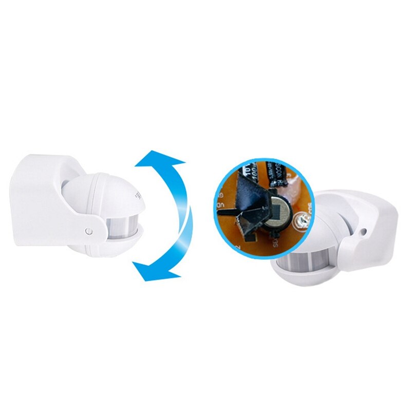 Pir Infrarood Motion Sensor AC110V-220V Bewegingsmelder Verstelbare Schakelaar Voor Indoor En Outdoor Meerdere Scenario