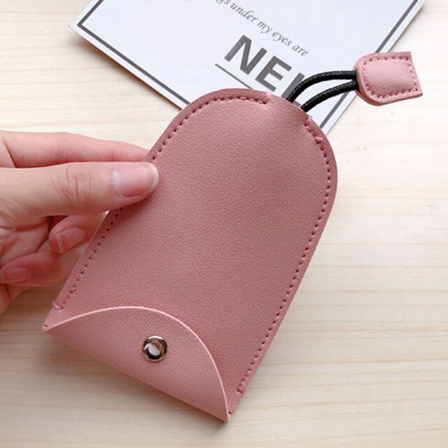 Søde blomster pull type nøgletaske pu læder nøgle punge husholderske bil nøgleholder etui læder nøglering pose: 17
