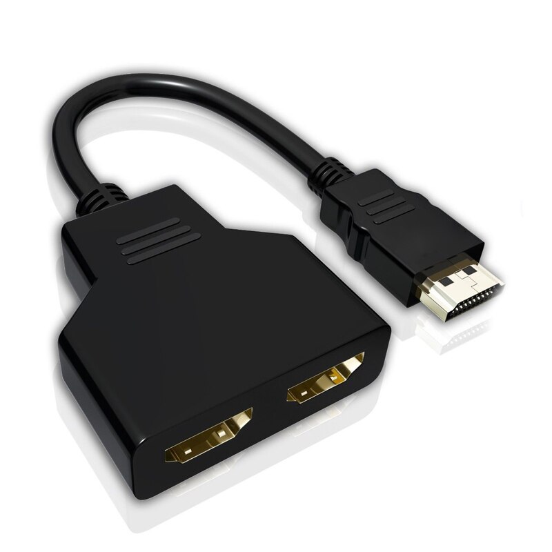 4 K HDMI 2.0 Kabel Splitter Adapter Converter 1 In 2 Out HDMI Male naar 2 HDMI UHD