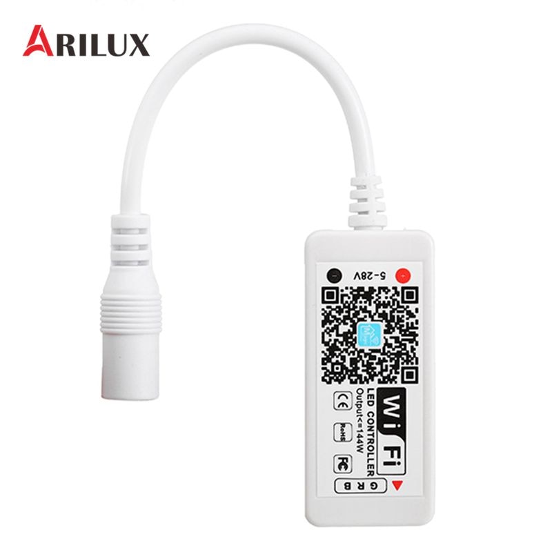 ARILUX Mini WiFi RGB Controller APP Controle Voor 5050 LED Strip Licht DC 5-28 v