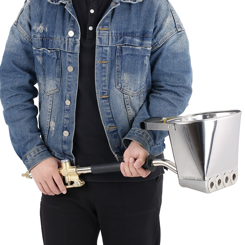 Wall Mortar Sprayer Machine Stucco Shovel Ladle Cement Spray Machine Air Stucco Sprayer Plaster Hopper Machine