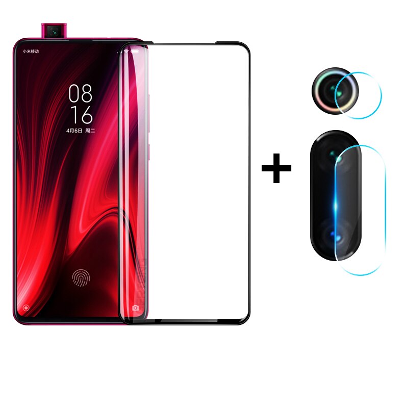 2 in 1 Protective Glass For Xiaomi Mi 9T K20 Pro Camera Screen Protector Safety Film Lens Tempered Glass On Redmi Red mi K20 Pro: 2 in 1 / For Redmi K20