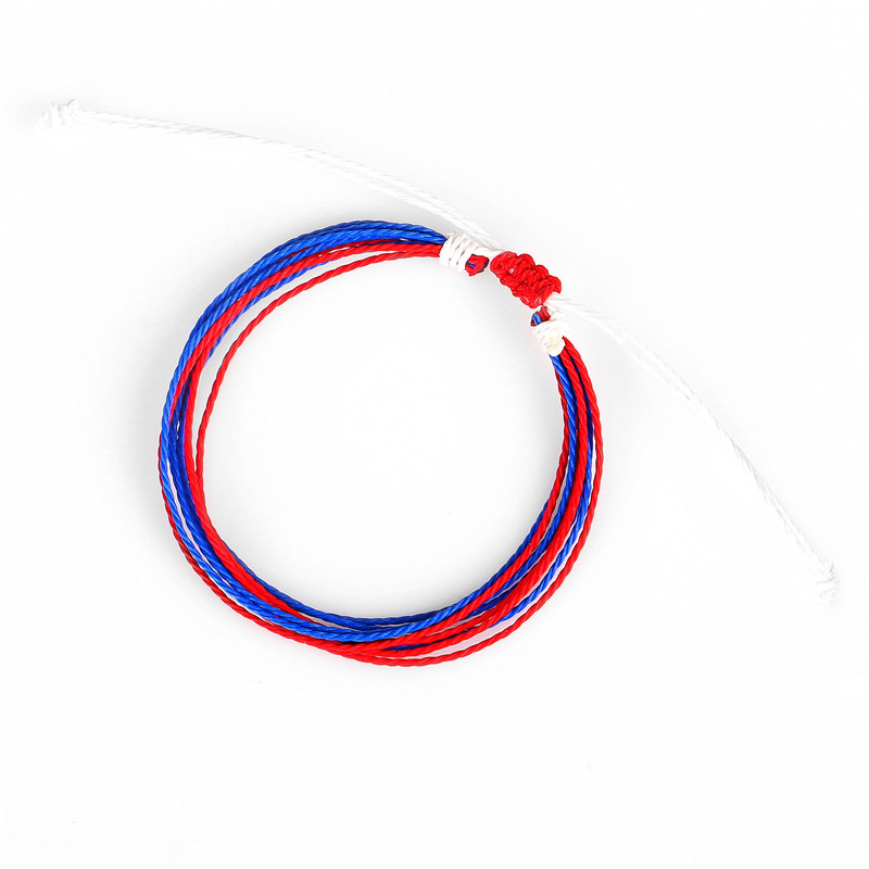 Handgemaakte Wax String Armbanden Kleuren Wit Zwart Rood Blauw Geel Mens Womens Nylon Koord Charm Vriendschap Armband: 9
