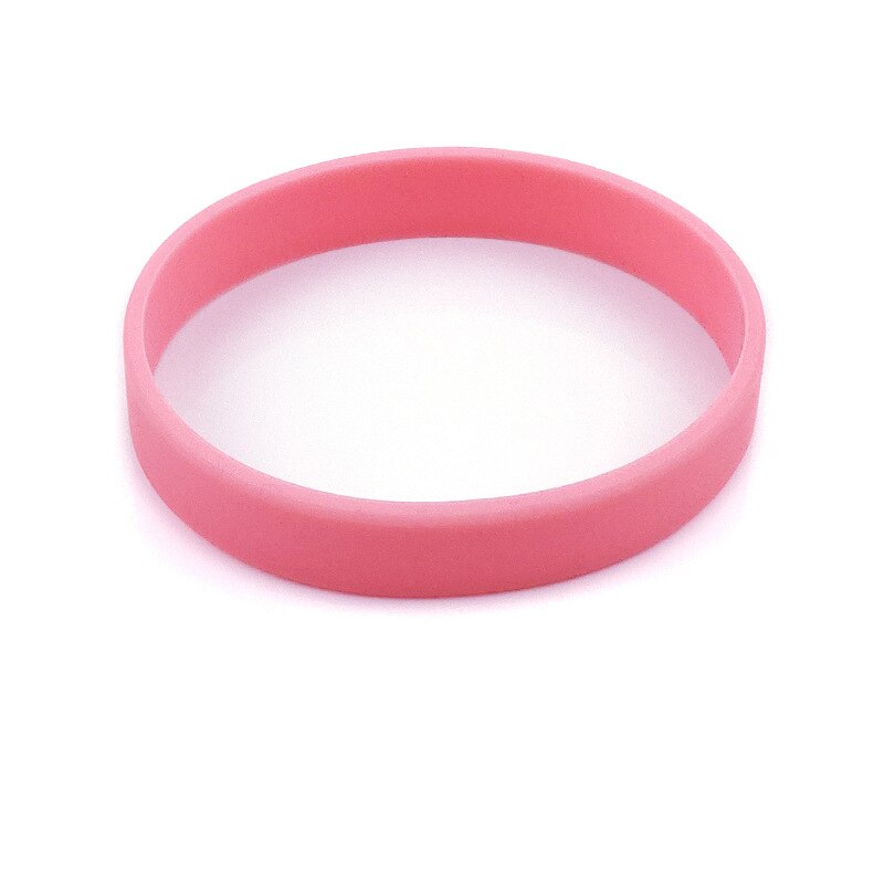 Silicone Rubber Wristband Flexible Wrist Band Cuff Bracelet Sports Casual Band For Anniversary Dating Party TXTB1: PI