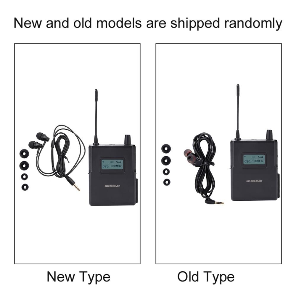 Original For ANLEON S2-R Receiver 863-865MHz Stage Monitor Receiver 1/4 Wavelength Clear Sound Wireless Monitor with Earphones