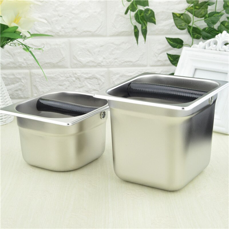 Coffee Knock Container Box Espresso Knock Box Coffee Machine Waste Slag Bucket Handle Coffee Residue Bucket Grind Waste Bin