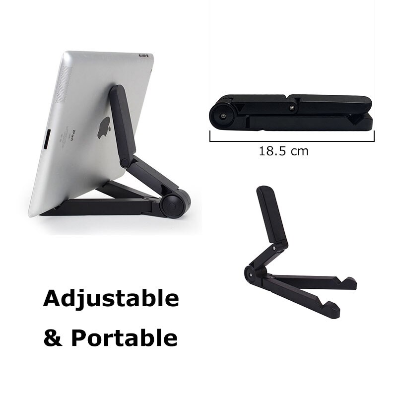 Tragbarer, verstellbarer tablet- und handy-ständer mit mehreren winkeln für mobiltelefone, ipads und samsung tabs (4-13 zoll).