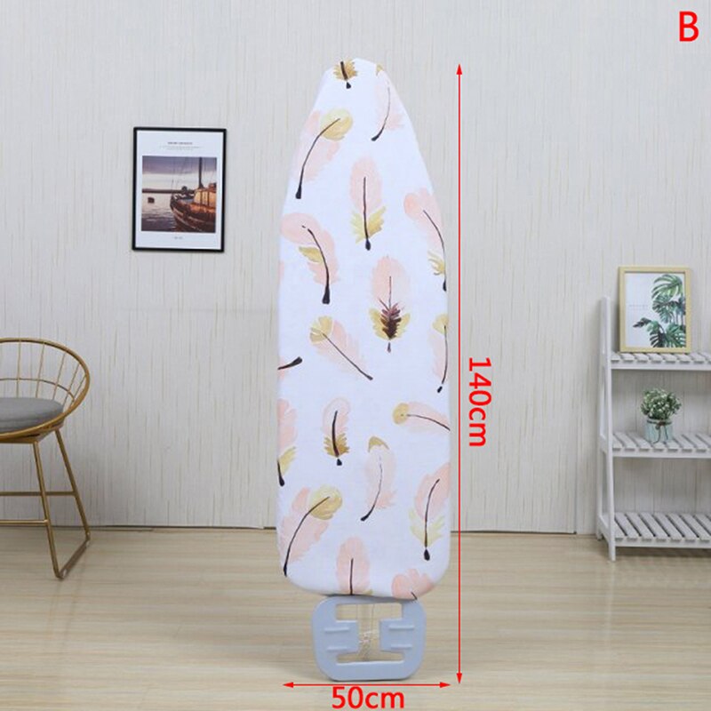 Ironing Board Cover Marble Cloth Printed Ironing Board Cover Protective Non-slip Thick Colorful for Home Cleaner Tools 140*50CM: B