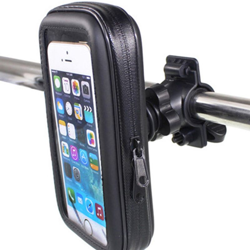Fiets Mobiele Telefoon Houder Motorfiets Waterdichte Pocket Scooter Voor Iphone/Samsung/Htc/Sony T8WF