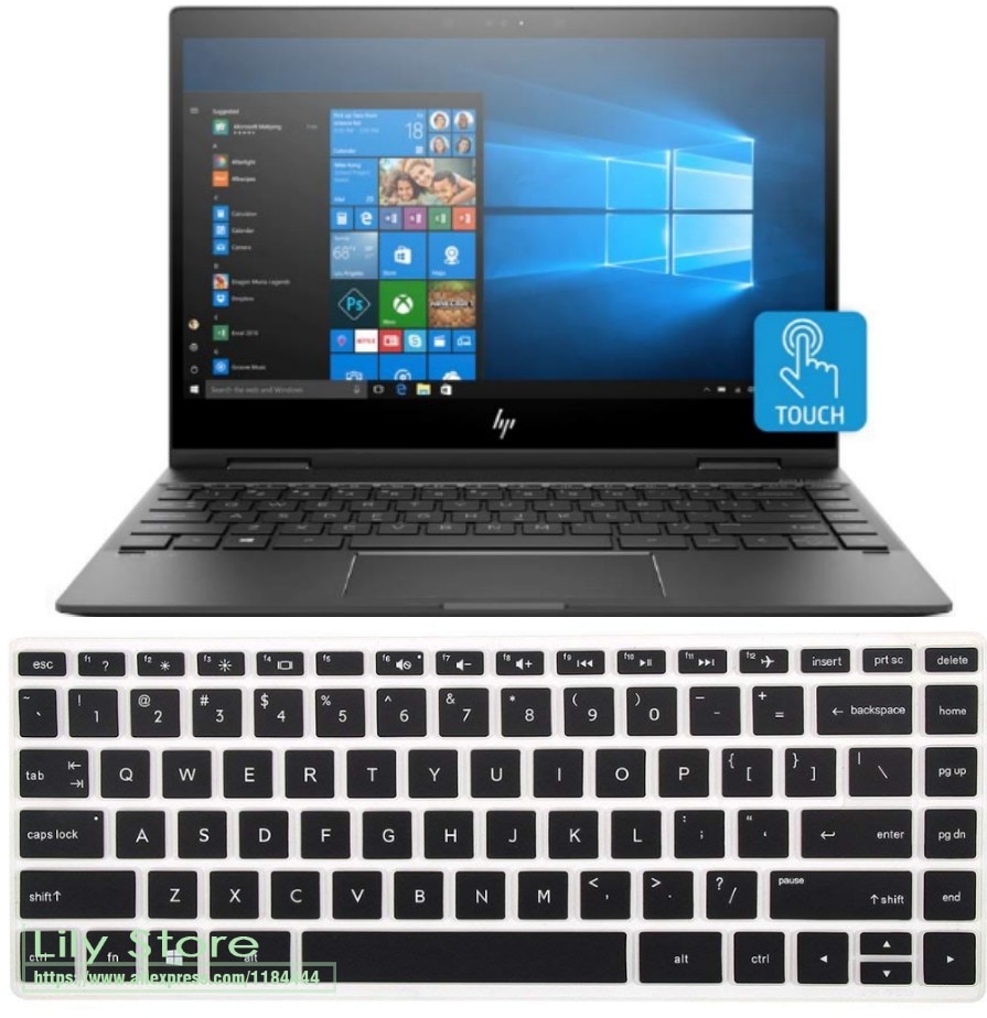 13.3 inch Laptop Keyboard Cover Protector skin for HP Envy x360 13 2-in-1 13.3" FHD Touch-Screen Laptop Computer