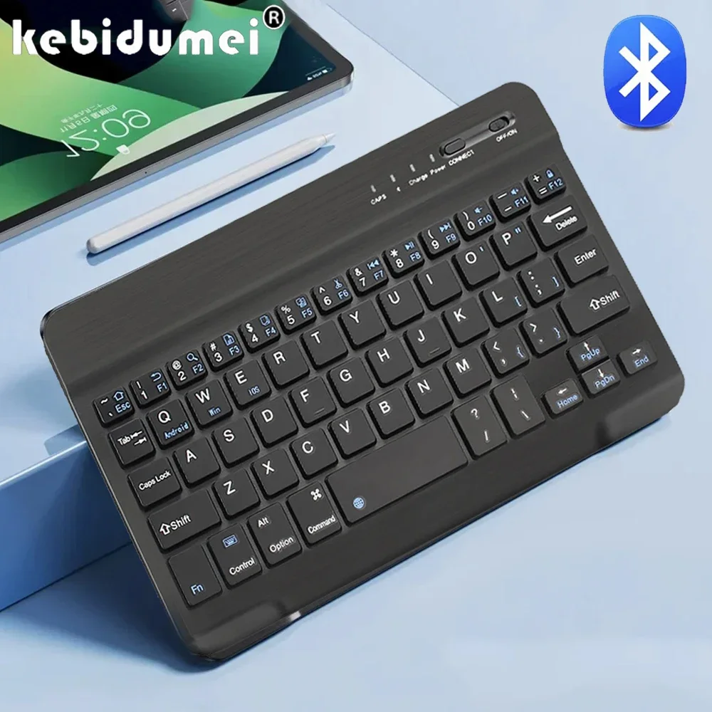 Draadloos toetsenbord Bluetooth-toetsenbord Minitoetsenbord Oplaadbaar gamingtoetsenbord voor Android iOS Windows Laptop Tablet Telefoon Ipad