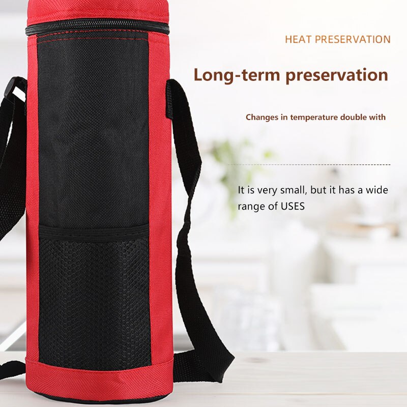 Water Bottle Cooler Tote Bag Insulated Holder Carrier Cover Pouch High Capacity Insulated Cooler Bag Traveling Camping Hiking
