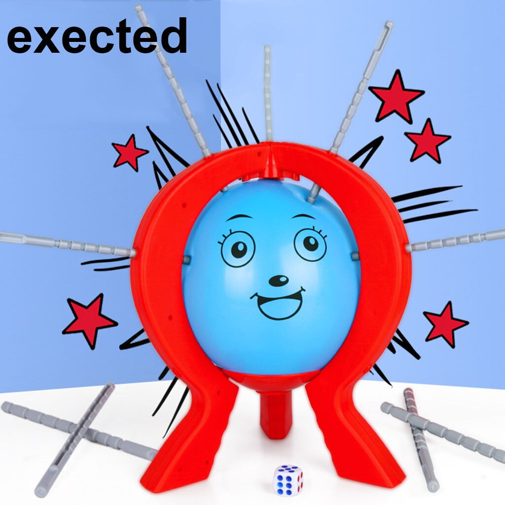 Juego de globos en forma de globo para niños, juguete educativo para golpear el globo hasta que hace clic, pero no lo hace, novedad