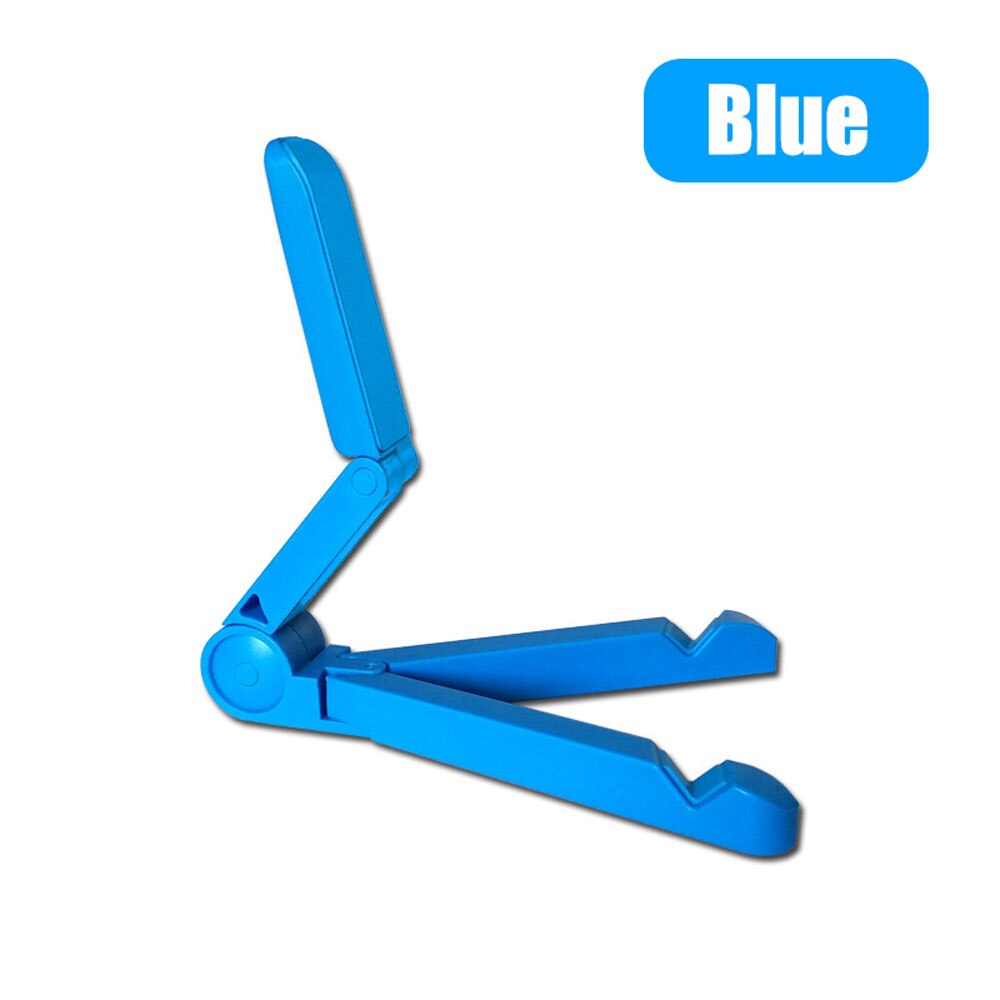 Soporte plegable para tableta y teléfono, accesorio para Ipad Pro 12,9 11 Air 4, Xiaomi, Samsung, Huawei: Blue