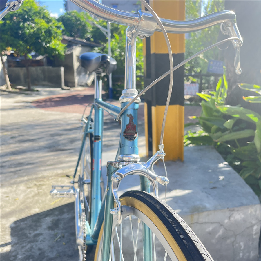 DIA-COMPE C pinza de freno bicicleta de carretera BYA412 bicicleta plegable Retro bicicleta de ciudad doble pivote pinza freno 61-79mm aleación de aluminio