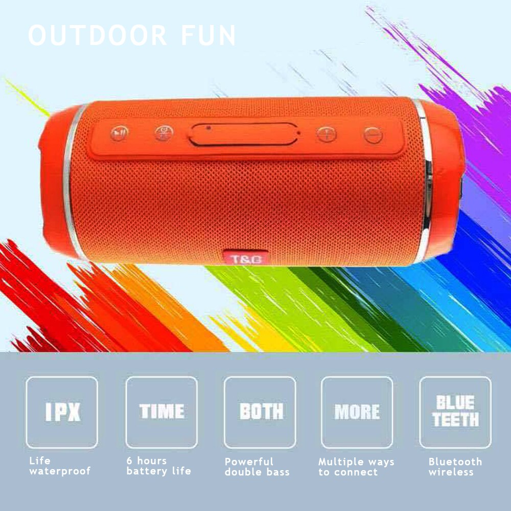 Draadloze Bluetooth Speakers High Power 40W Waterdichte Stereo Bass Draagbare Outdoor Kolom Muziekspeler Subwoofer Usb/Tf/aux MP3