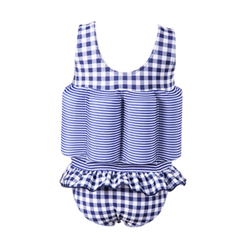 Traje de baño flotante con palos de flotabilidad desmontable flotante traje de baño de entrenamiento traje de baño infantil para niñas