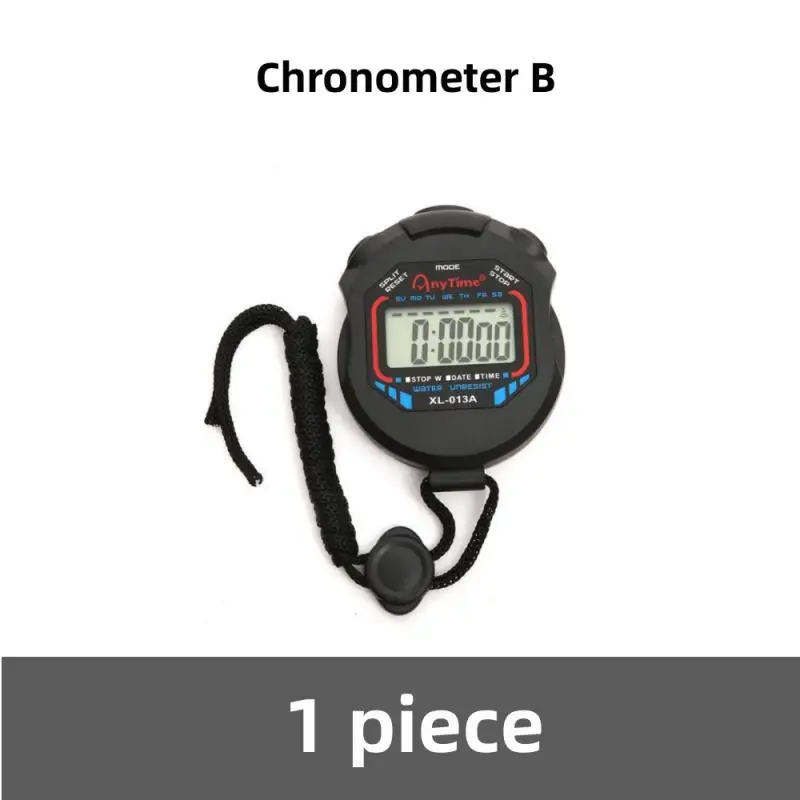 Waterproof Chronometer Handheld Pocket Stopwatch Digital Sport Stopwatch LCD Timer Stop Watch Timer