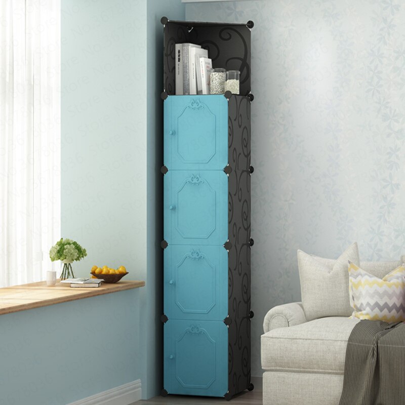 Triangle Cabinet Corner Multi-function Rack Resin Plastic Storage Small Living Room French Muebles Dormitorio Bedroom Furniture