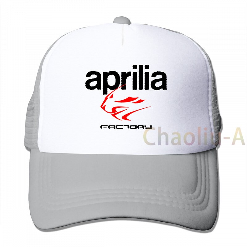 Aprilia Factory Motorbike Baseball cap men women Trucker Hats adjustable cap: 3-Gray