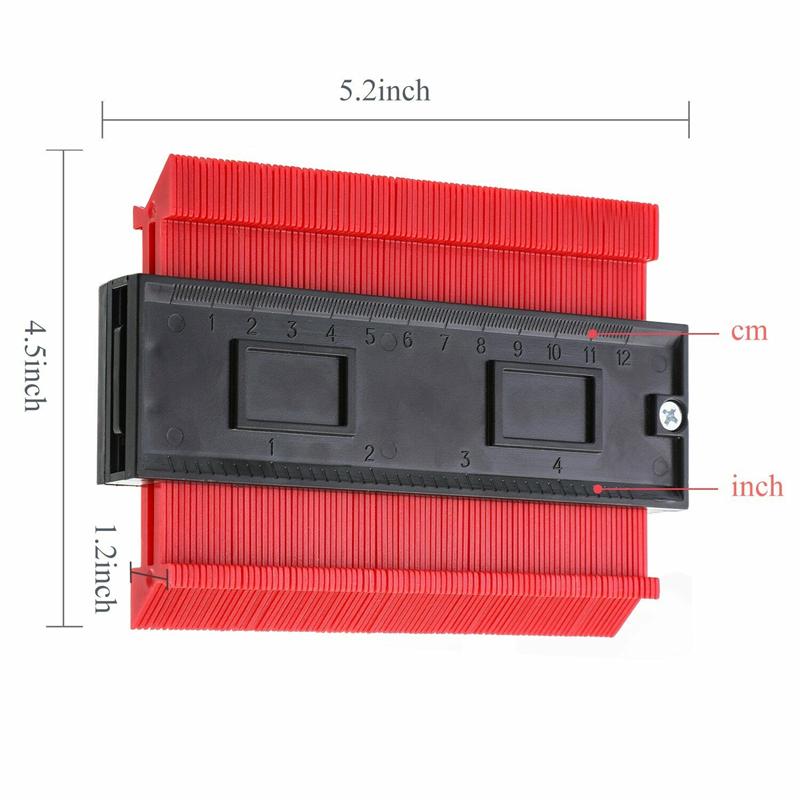 Shape Contour Gauge Duplicator Measuring Profile Tool Contour Duplication Gauge Contour Template Plastic Contour Copy Duplicator