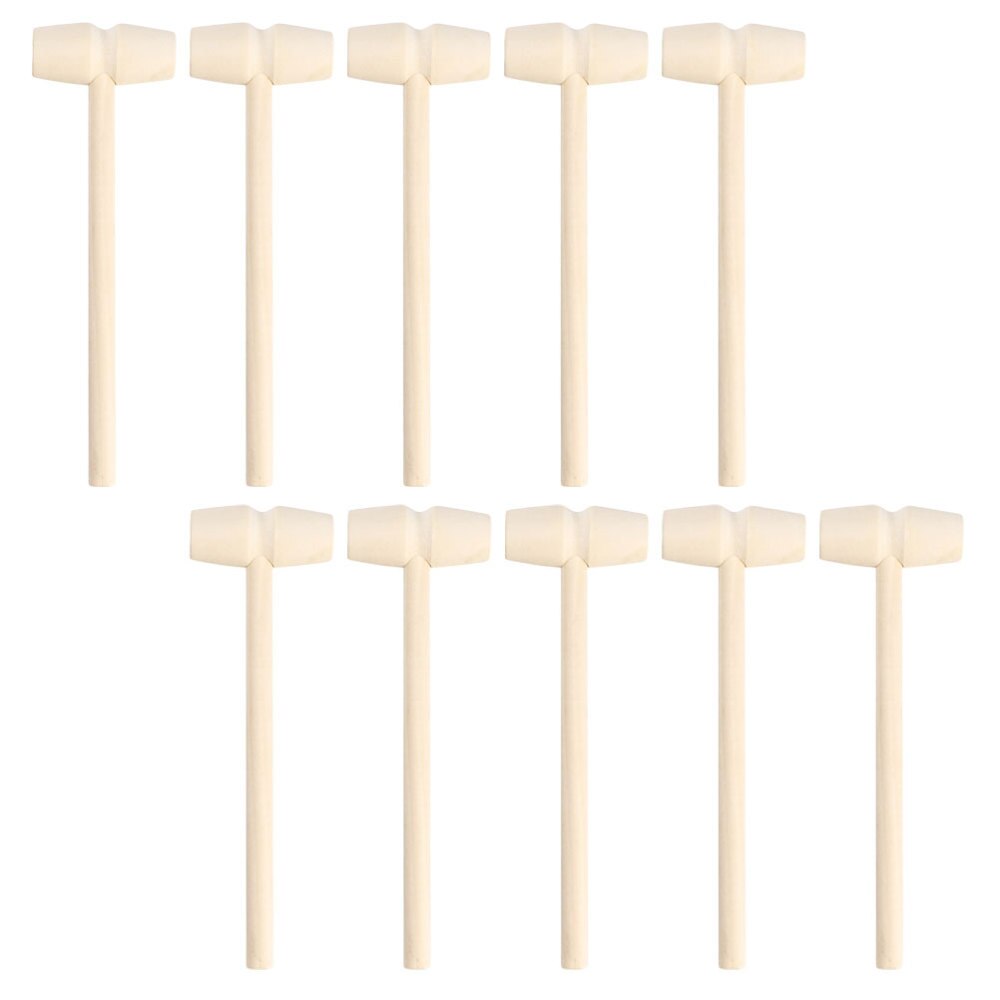 20Pcs Hamers Mini Leuke Hout Educatief Speelgoed Mallet Beukende Speelgoed Beat Hamer Speelgoed Voor Meisjes
