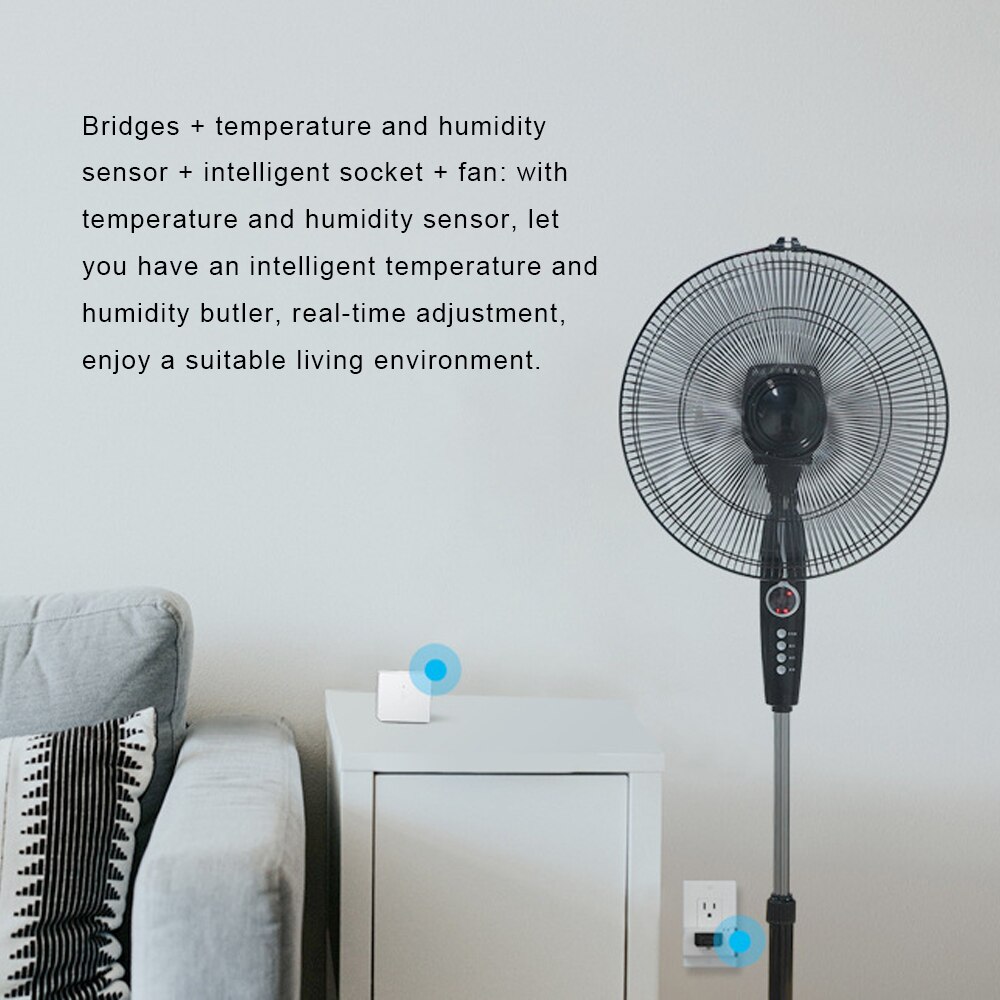 ZigBee Bridges Smart Wifi Wireless Switch Remote Door And Window Sensing Human Temperature And Humidity With Alexa Google Home