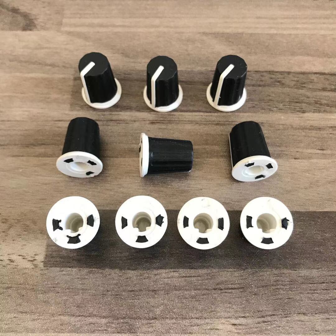 10Pcs Voor Pioneer DDJ-RR SB2 Mixer Eq Knop Cap / 180 Graden Potentiometer Rubber Knop Cap / Audio Volume schakelaar Knop