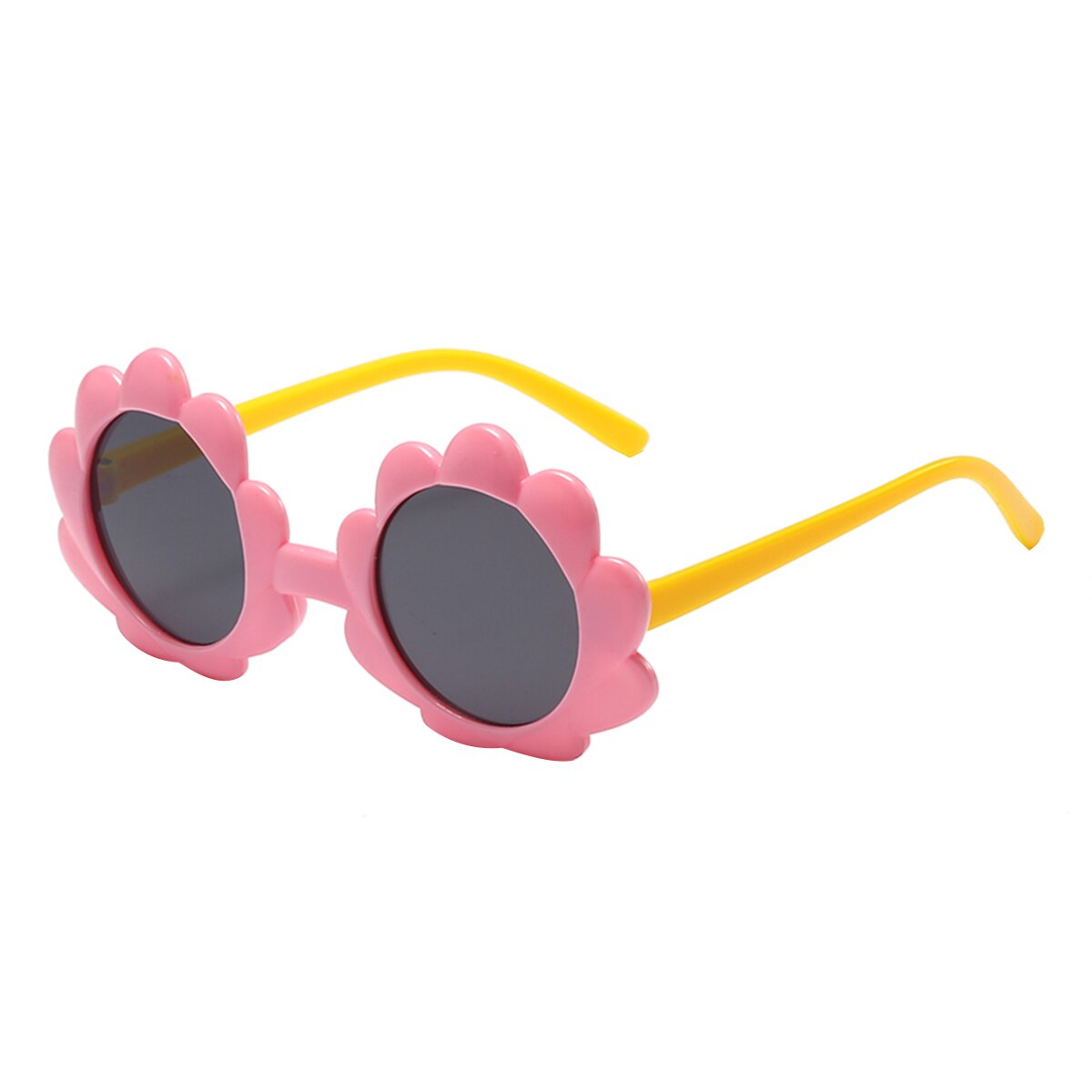 Meisjes Anti-UV400 Zonnebril Jongens Ronde Zonnebloemen Zonnebril Frame Kids Rekwisieten Kinderen Speelgoed Accessoires Outdoor: Roze