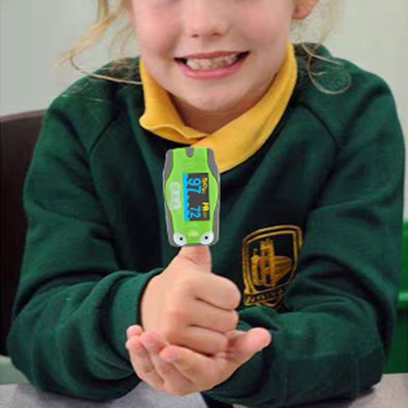 Infant & Children Oximeter Fingertip Pulse Oximeters for Baby & Kids Blood Oxygen Saturation and Heart Rate Monitoring