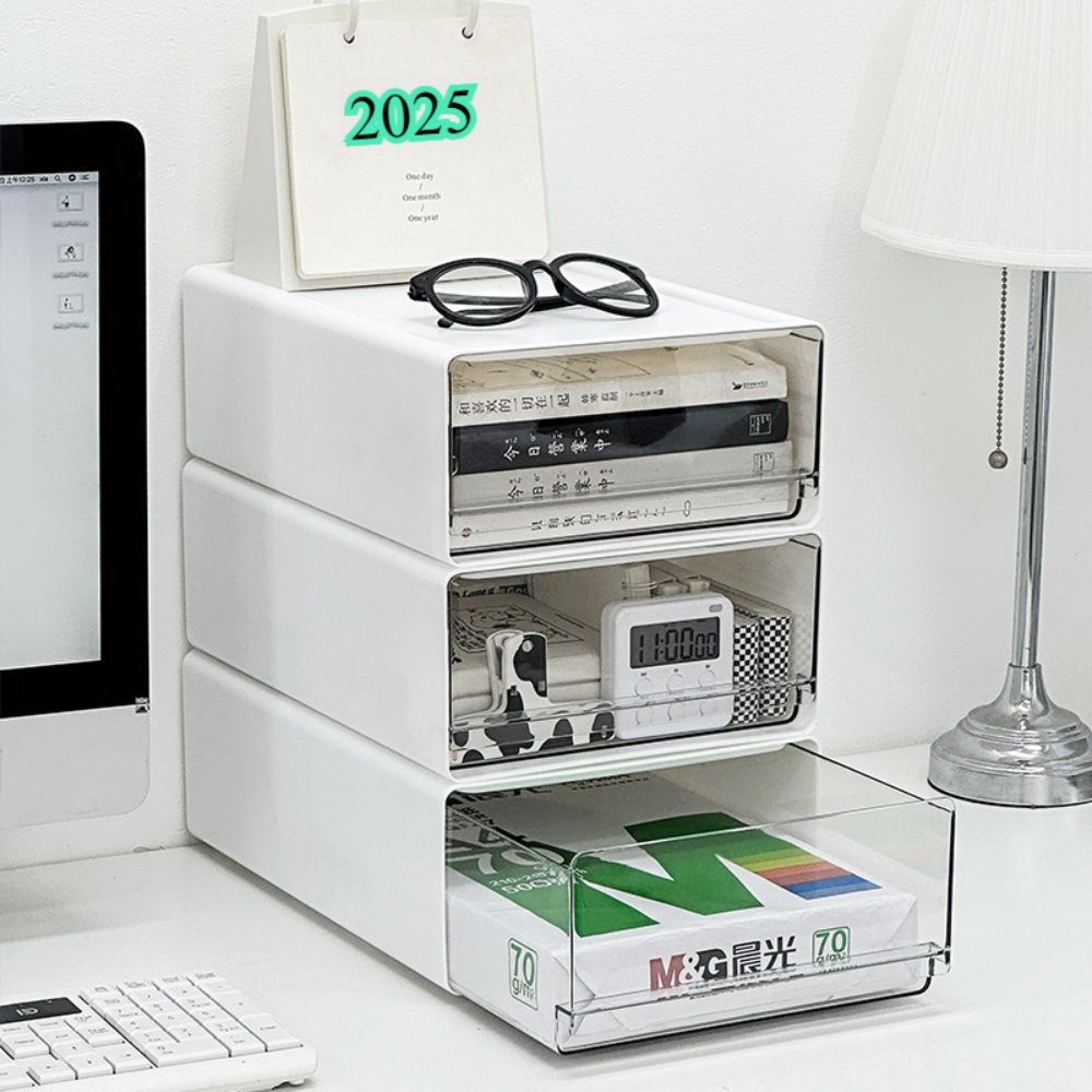 Organizador gaveta transparente documento de escritório diversos titular desktop gavetas de maquiagem organizador de mesa gavetas armários de papelaria
